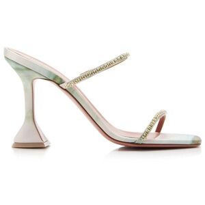 Exclusive Gilda Crystal-embellished Satin Sandals